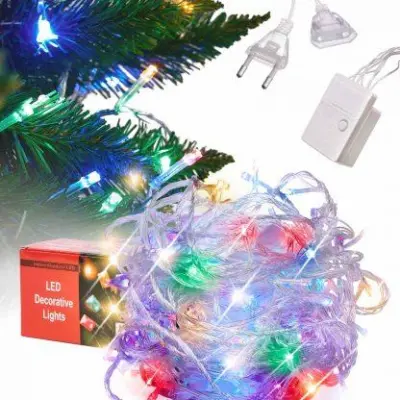 Novoletne lučke veriga 200 LED RGB 20m – 8 funkcij