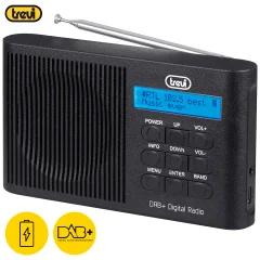 TREVI 7F91R prenosni digitalni radio črn
