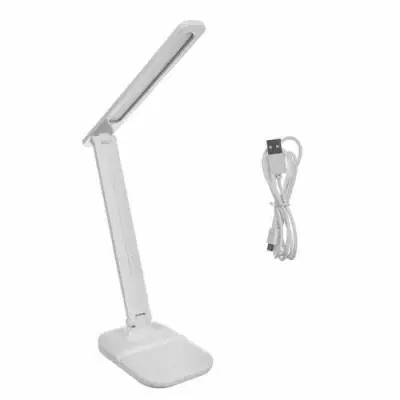 USB akumulatorska LED namizna svetilka s stojalom za telefon 2000mAh