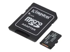 KINGSTON 64GB microSDXC Industrial C10 A1 pSLC Card + SD Adapter