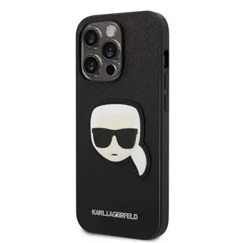 KARL LAGERFELD SAFFIANO IPHONE 14 PRO ovitek črn