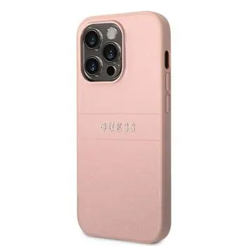 GUESS SAFFIANO IPHONE 14 PRO MAX ovitek roza