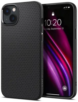 SPIGEN IPHONE 14 PLUS Liquid Air ovitek, črn