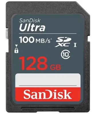 SanDisk Ultra 128GB SDXC spominska kartica 100MB/s
