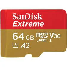 SanDisk Extreme microSDXC 64GB kamere in droni