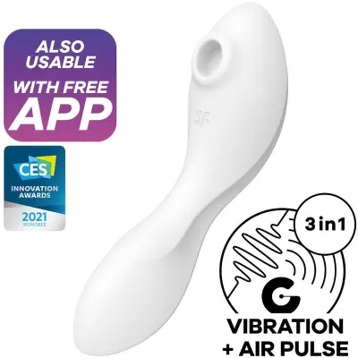 VIBRATOR Satisfyer Curvy Trinity 5 White