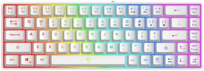 WHITE SHARK USB GK-2201 RONIN-W-SLO bela RGB tipkovnica