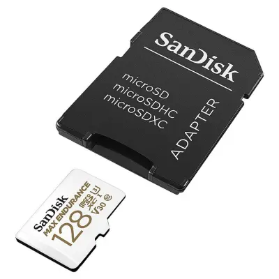 SanDisk MAX ENDURANCE microSDXC 128GB + SD Adapter