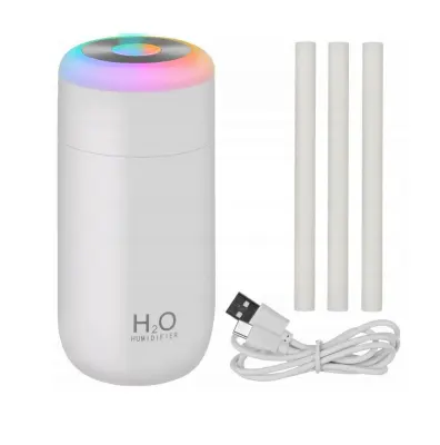 Namizni LED RGB vlažilec zraka difuzor 350ml USB