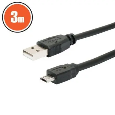 USB - micro USB kabel 3m