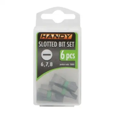 6 kosov ploščatih bit-nastavkov 6,7,8 mm dolžine 25mm