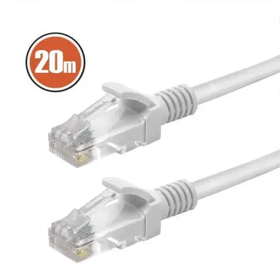 UTP PATCH Cat.5e LAN kabel 20m siv