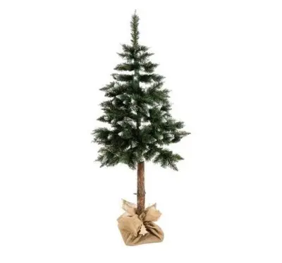 Božično drevo zimski bor na deblu 180cm s snegom Premium