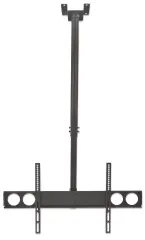 MANHATTAN Stropni TV nosilec 37''-70'' 50kg, naklon 0° do -15°, črne barve
