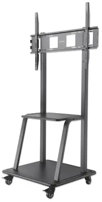 MANHATTAN Multimedijski voziček 37''-100'' 150kg, naklon 0°, črne barve
