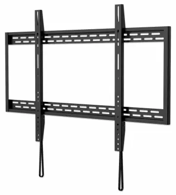 MANHATTAN Stenski fiksni TV nosilec 60''-100'' 100kg, črne barve, ultra tanek