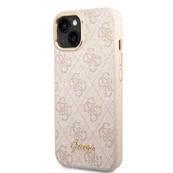 GUESS METAL KAMERA IPHONE 14 ovitek roza