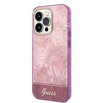 GUESS JUNGLE IPHONE 14 PRO MAX ovitek roza