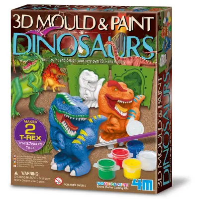 Naredi in pobarvaj 3D dinozaver