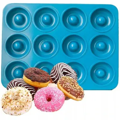 Silikonski model za peko 12 donut krofov