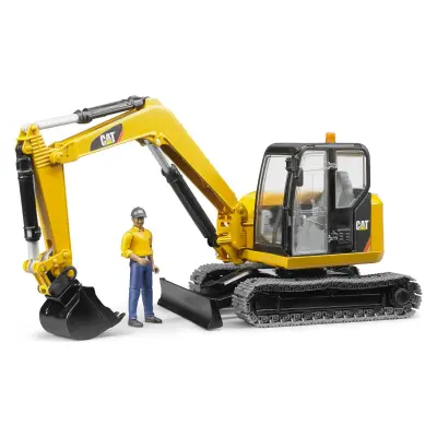 BRUDER Cat mini bager + delavec 02466