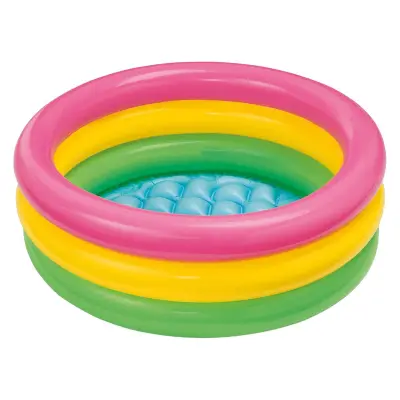 Napihljivi bazen Intex 3 pisani obroči 61 cm