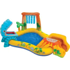 Intex Napihljiv bazen Dinosaur Play Center 249x191x109 cm 57444NP
