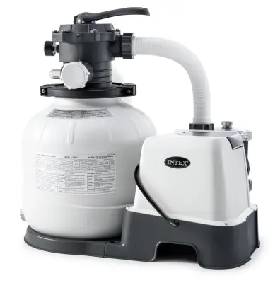Intex 26676 Peščena črpalka s solinatorjem Krystal Clear QZ2100 do 32,2 m³