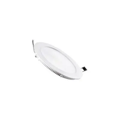 6W vgradni LED panel 4000K okrogli beli