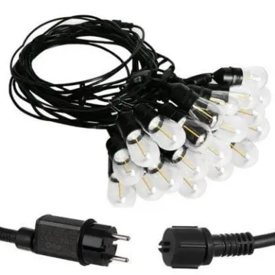 LED zunanja dekorativna girlanda 10m IP44 toplo bela