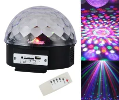 Disko LED RGB projektor in MP3 predvajalnik 18W + daljinec