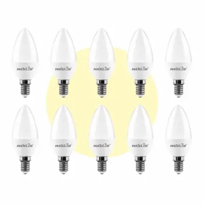 10x LED žarnica - sijalka E14 5W (40W) 460 lm toplo bela 3000K