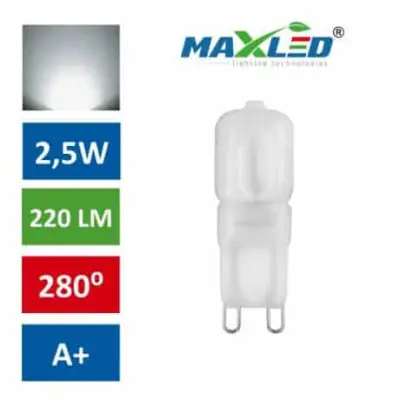LED žarnica - sijalka G9 1:1 2,5W (21W) nevtralno bela 4500K