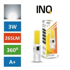 LED žarnica - sijalka G9 3W (26W) nevtralno bela INQ