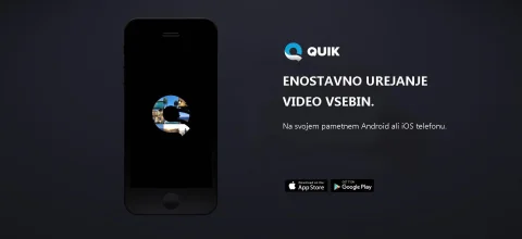 GoPro Quik - hitro in enostavno urejanje video posnetkov na telefonu