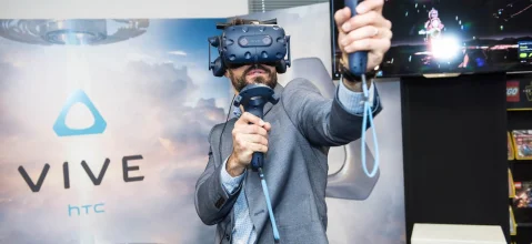HTC VIVE v družbi znanih obrazov predstavil najboljši sistem navidezne resničnosti v Sloveniji