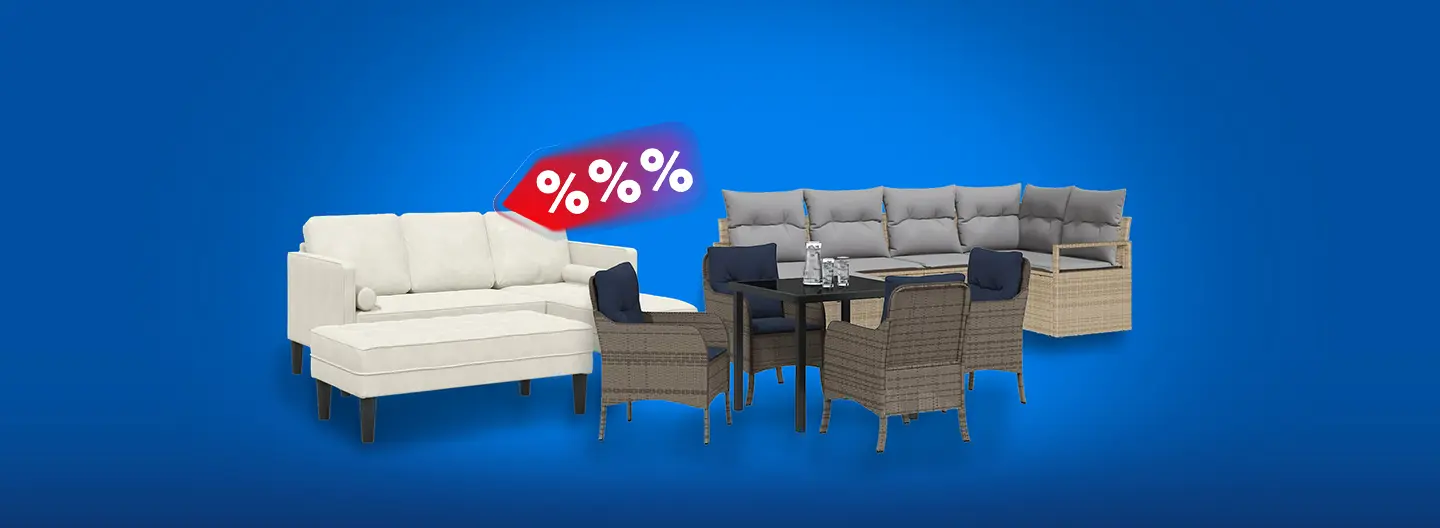 Velika izbira pohištva za dom in vrt