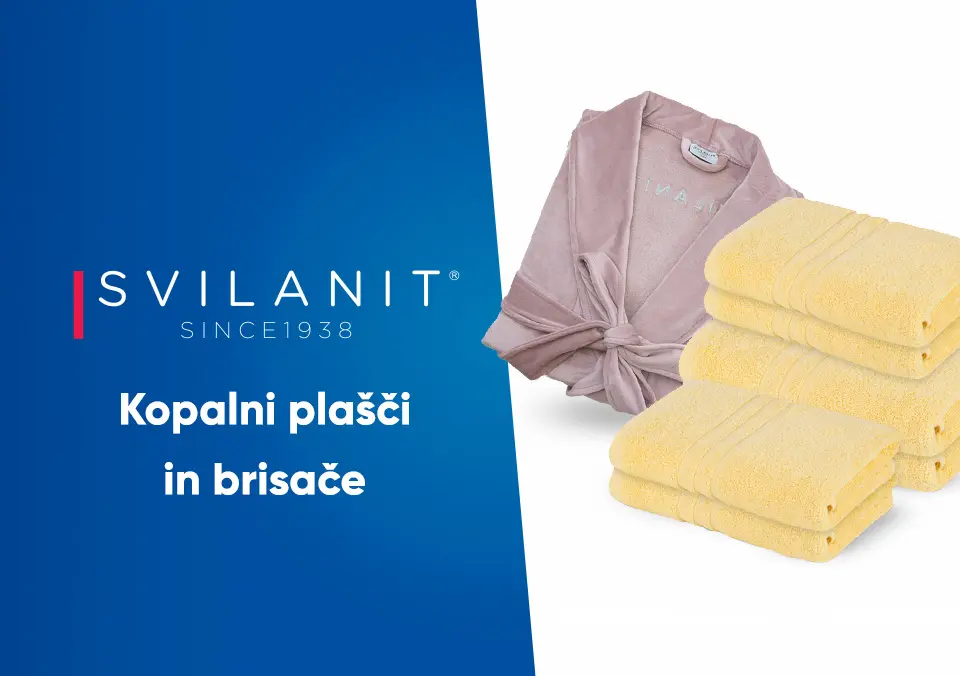 Svilanit - Kopalni plašči in brisače