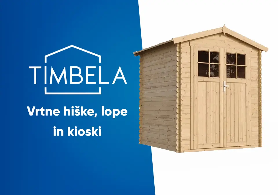 Timbela - Vrtne Hiške, lope in kioski