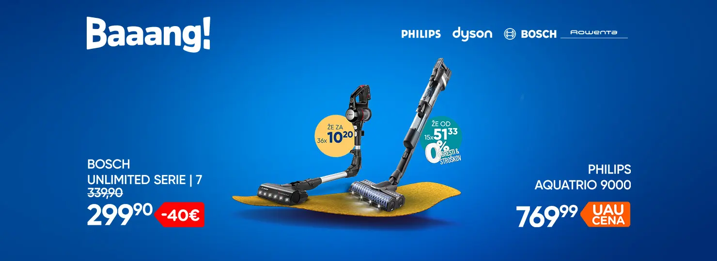 Pokončni sesalniki po super cenah!