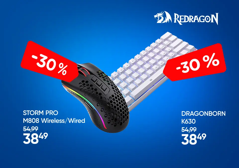 Redragon miške in tipkovnice v akciji!