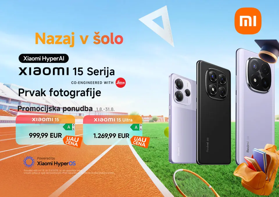 Nazaj v šolo s Xiaomi 15 serijo!