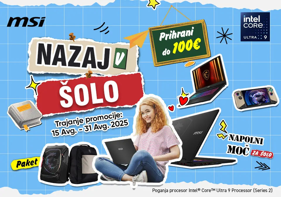Nazaj v šolo z MSI