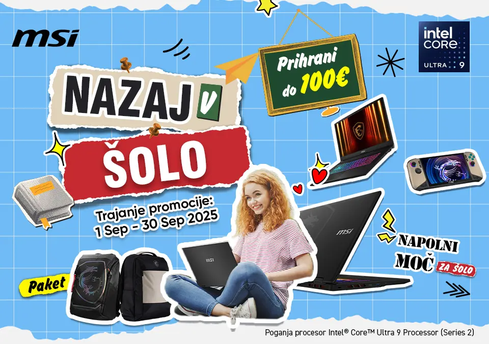 Nazaj v šolo z MSI