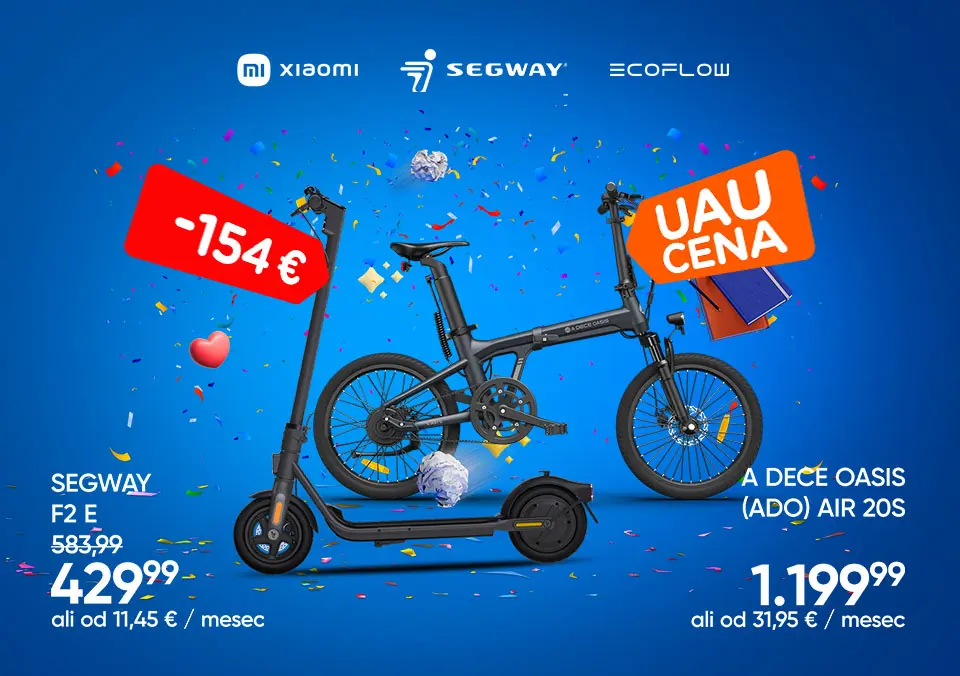 Široka ponudba e-skirojev in koles!