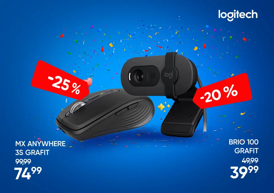 Logitech izdelkom smo dodali akcijske cene!