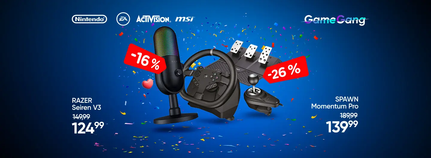 Široka ponudba gaming opreme!