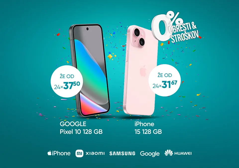 Telefoni nad 300 € po razrezani ceni!