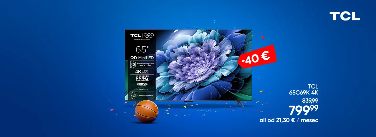 Izkoristi akcijske cene TCL televizorjev!