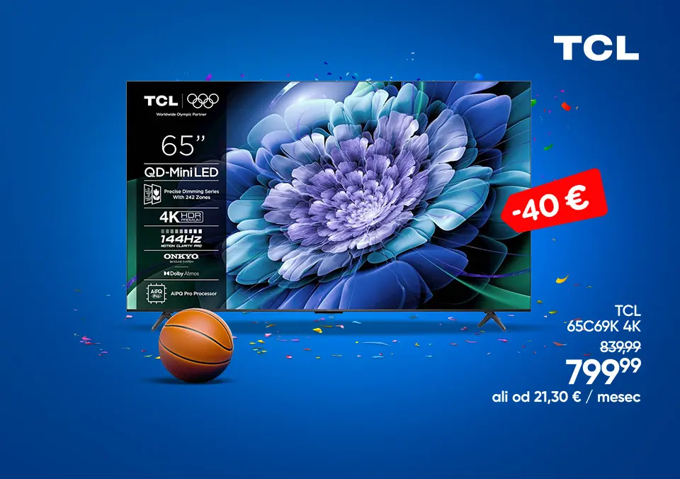 Izkoristi akcijske cene TCL televizorjev!